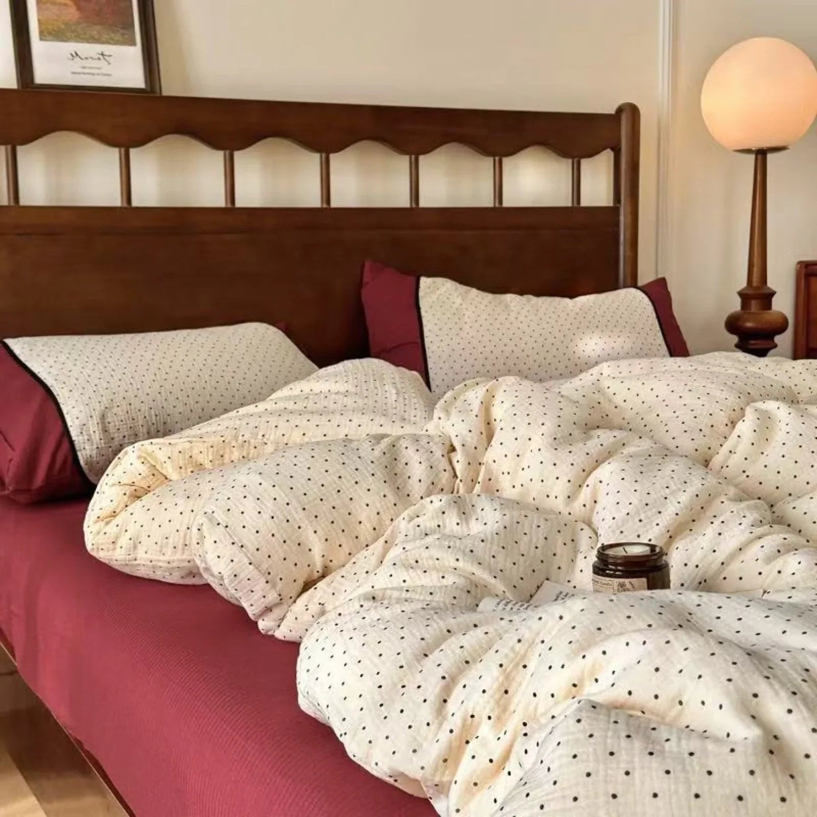 A Red and Ivory Bedroom That Feels Warm, Not Overwhelming - Ever Lasting