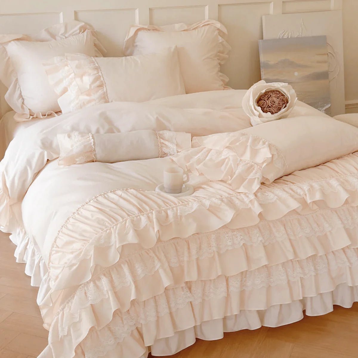 How to style cottagecore ruffle bedding without it looking outdated - Ever Lasting