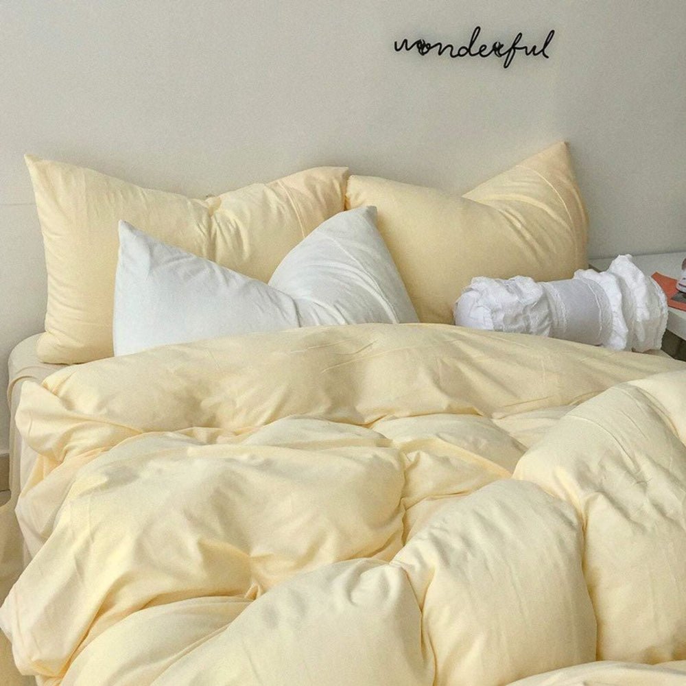 Melt Into Comfort: How to Style Butter Yellow Bedding Like a Pro - Ever Lasting