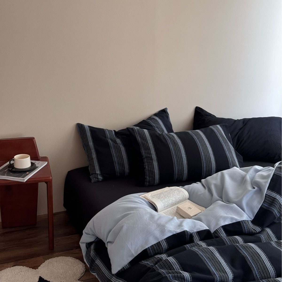 Maple Jacquard Striped Bedding Bundle