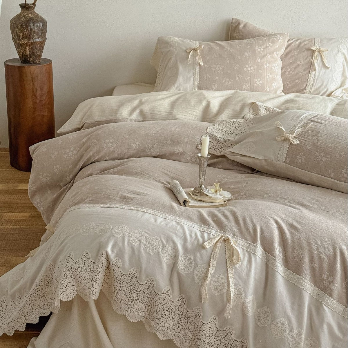 Cedar Floral Lace Bedding Bundle