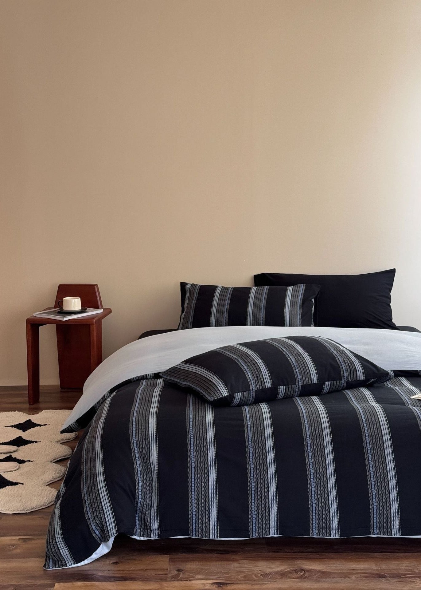 Maple Jacquard Striped Bedding Bundle