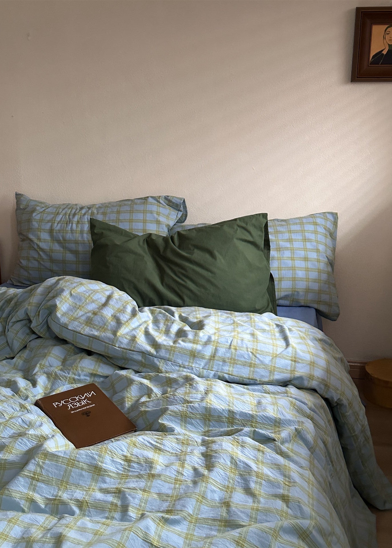 Birch Gingham Washed Cotton Bedding Bundle