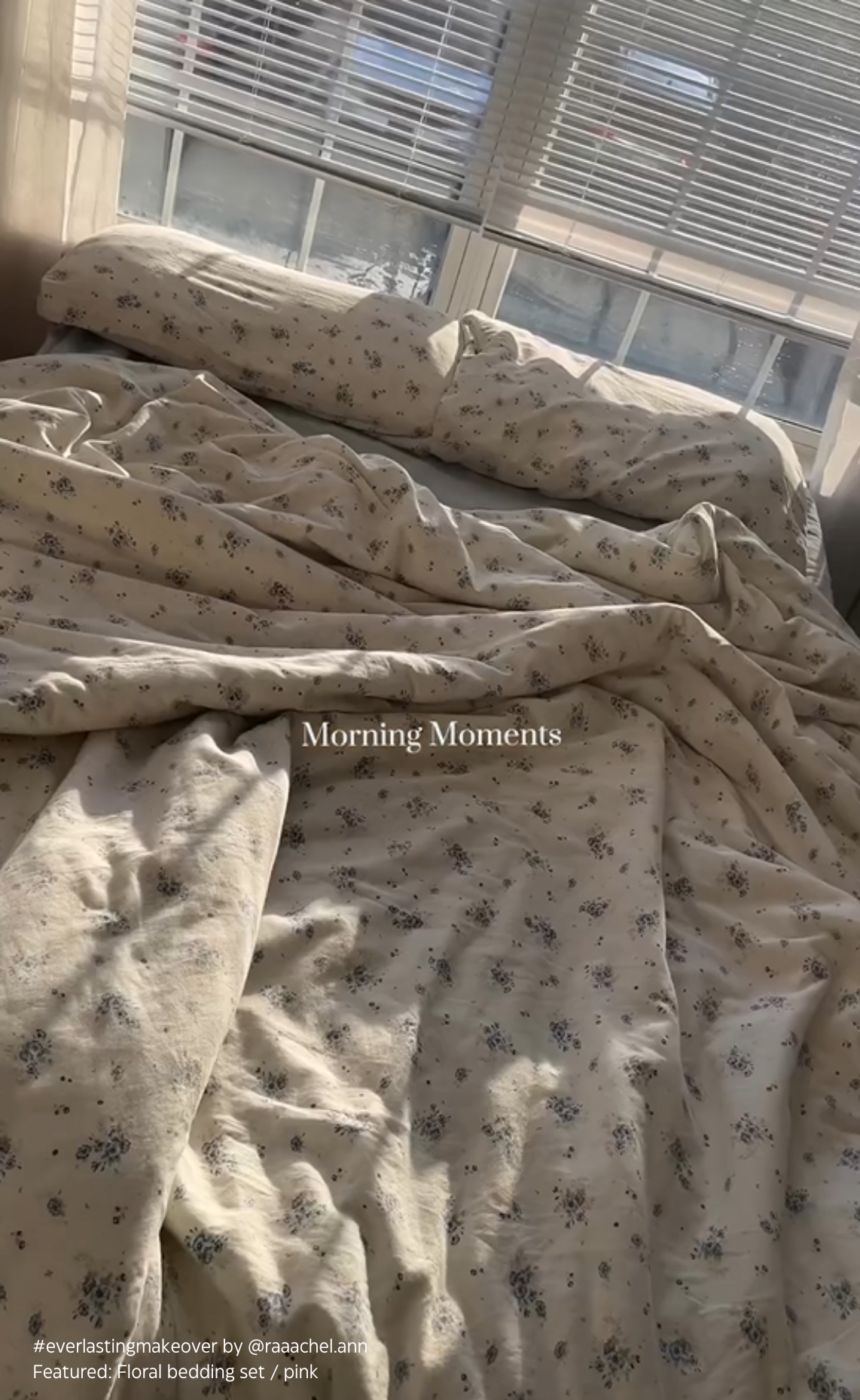 Floral Bedding Set / Blue