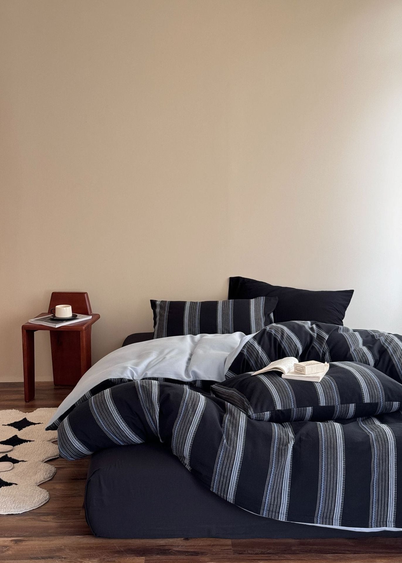 Maple Jacquard Striped Bedding Bundle