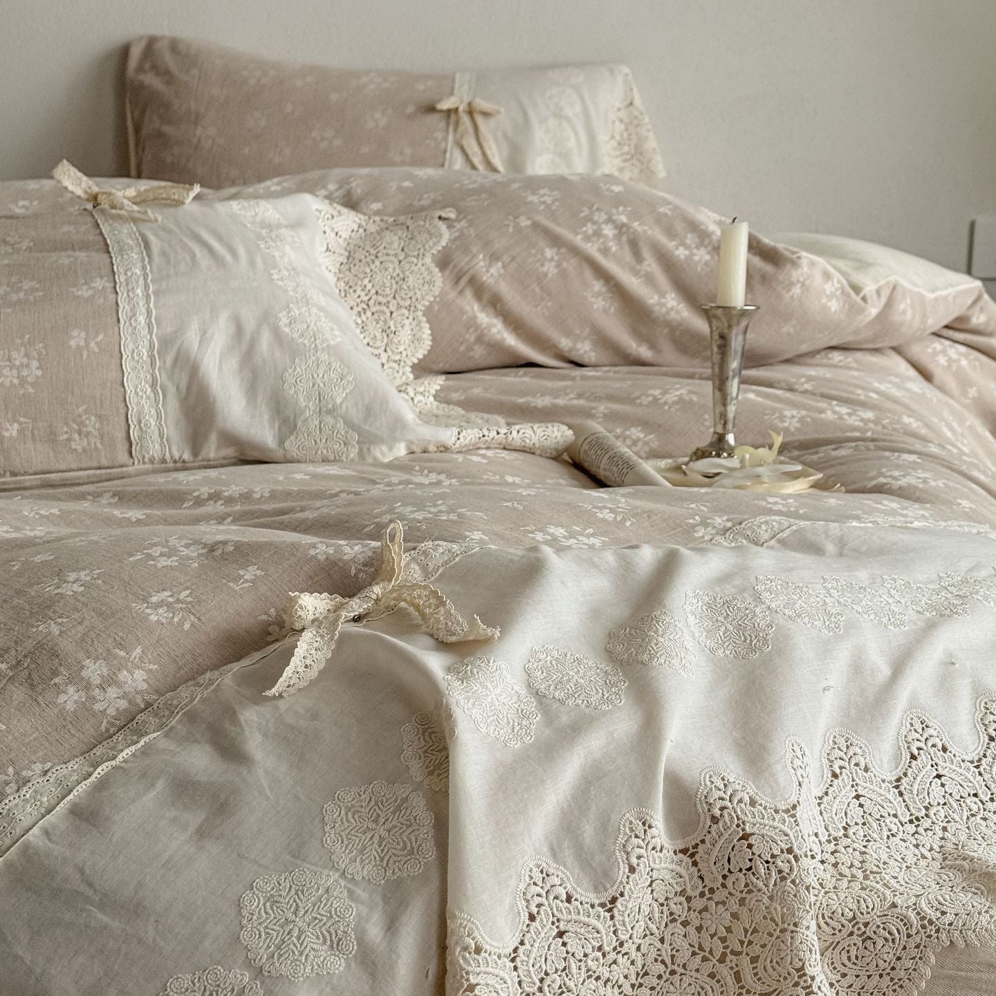 Cedar Floral Lace Bedding Bundle