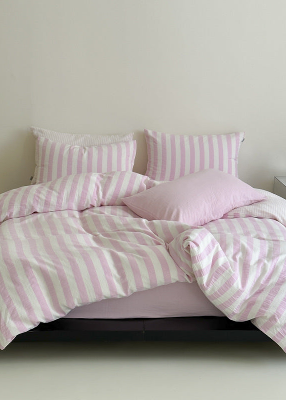 Abigail Striped Bedding Set / Blue