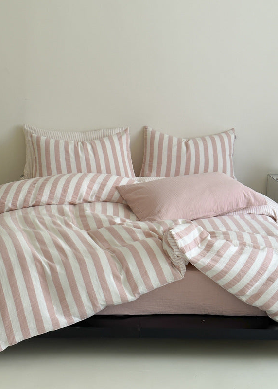 Abigail Striped Bedding Set / Blue