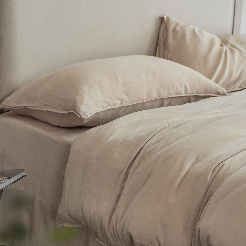 Coralie Pastel TENCEL™ Bedding Set / Beige