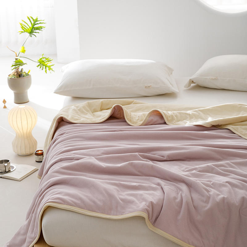 Duo Pastel Cotton Blanket (6 Colors) Blankets