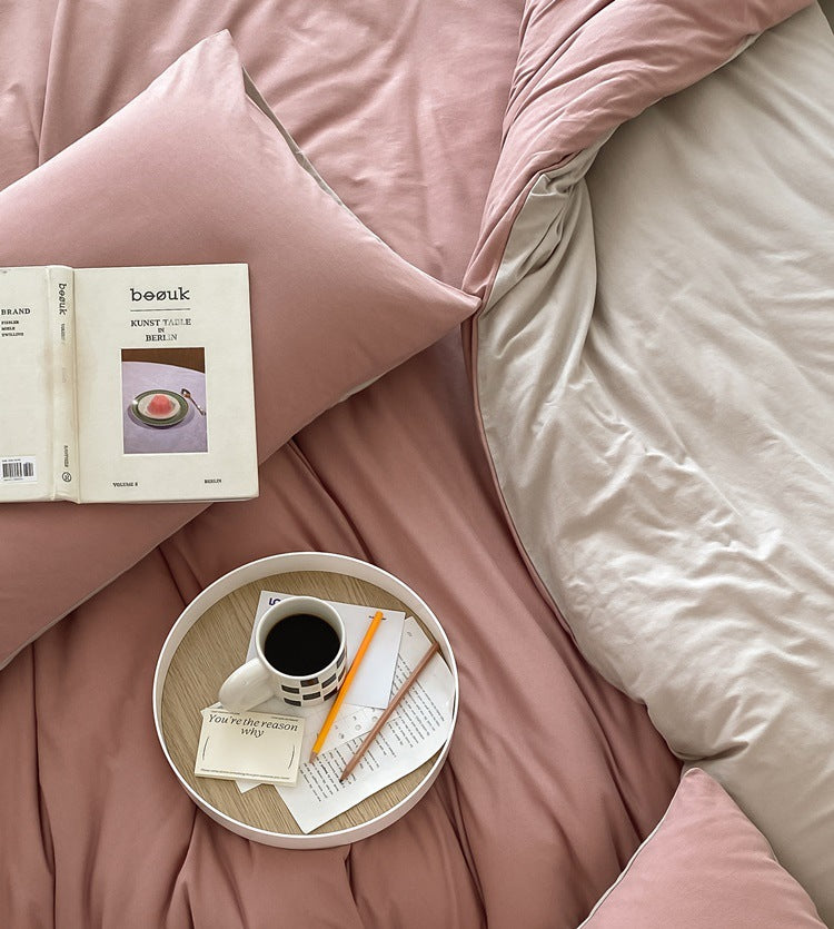 Duo Earth Tone Jersey Knit Bedding Bundle