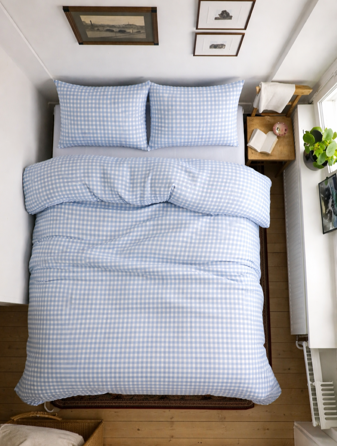 Gingham Small Room Duvet Cover / (2 Colors)