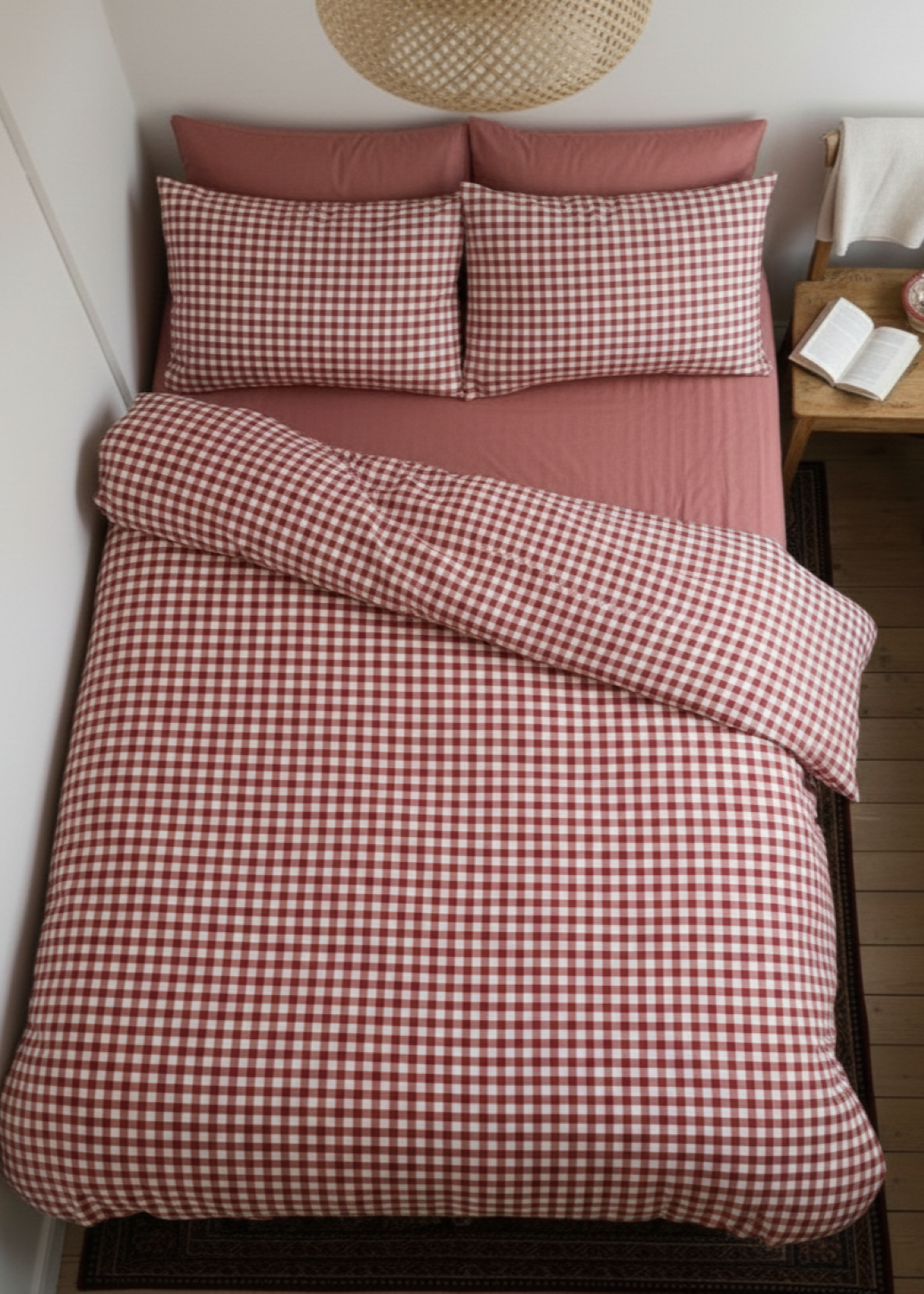 Gingham Small Room Duvet Cover / (2 Colors)