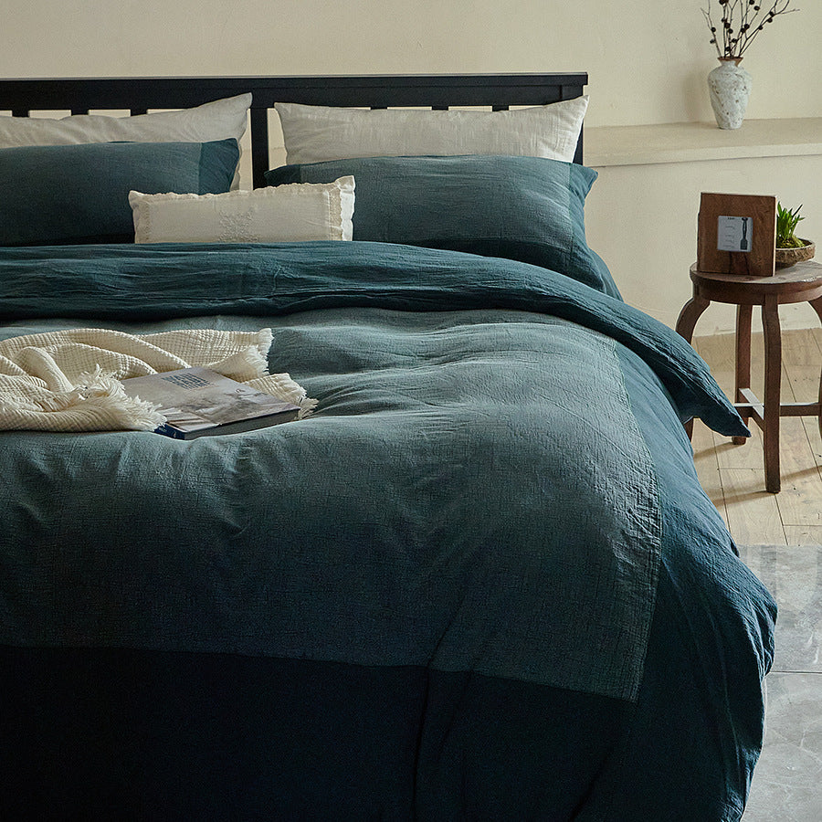 Harrison Double Gauze Bedding Set / Blue