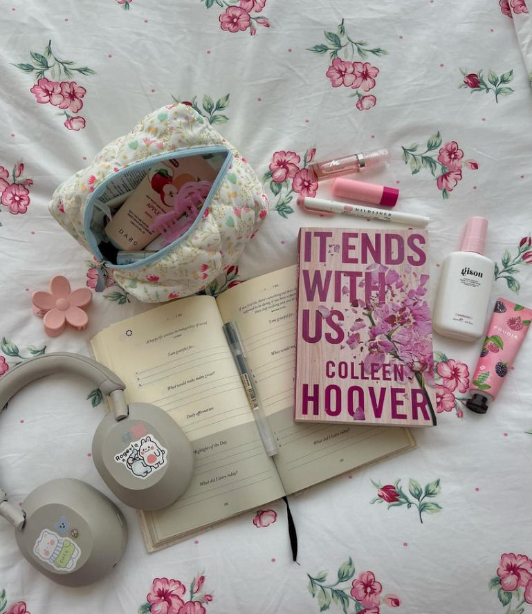 Floral Bedding Set / Blue