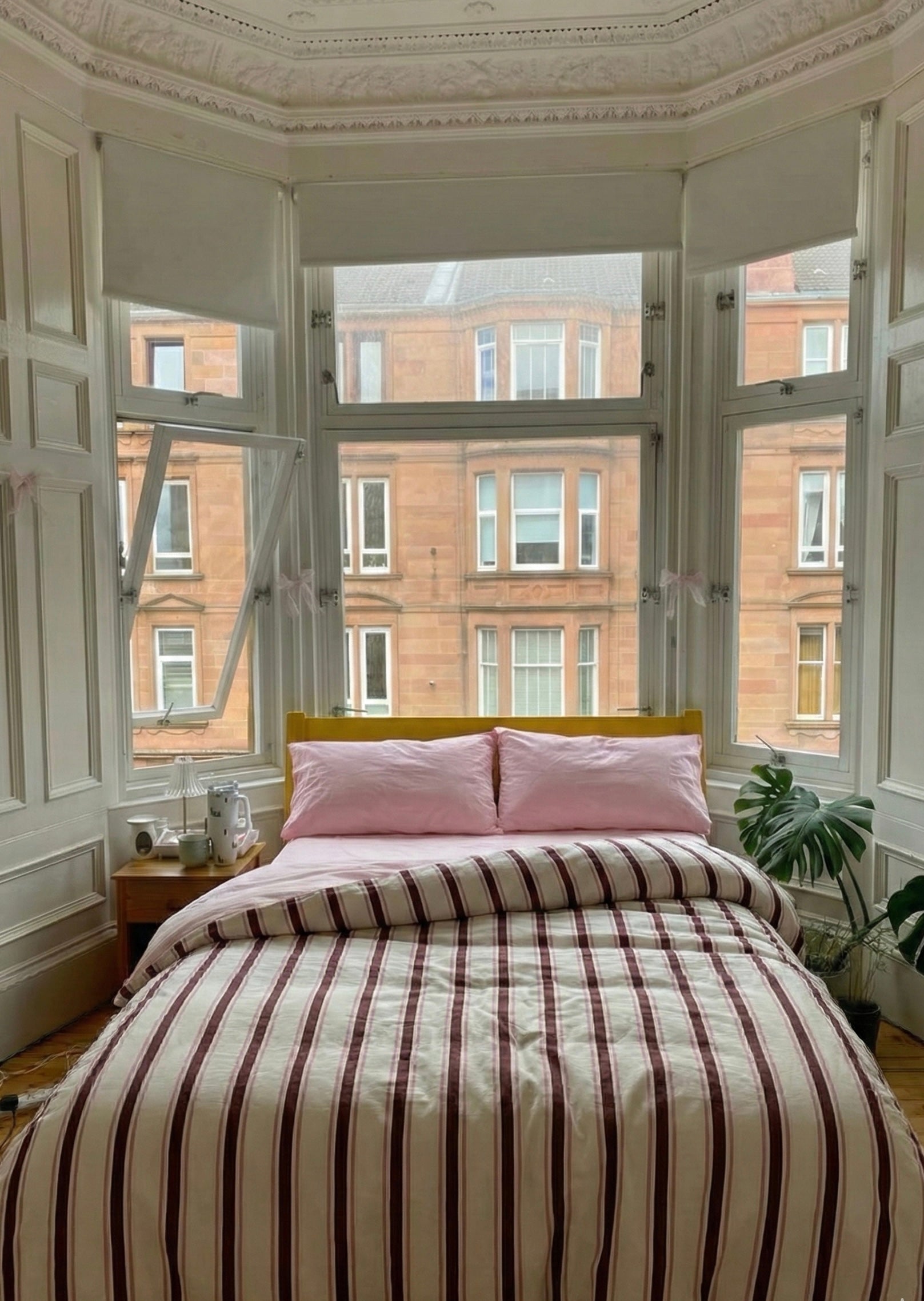 Cozy Washed Cotton Striped Small Room Duvet Cover