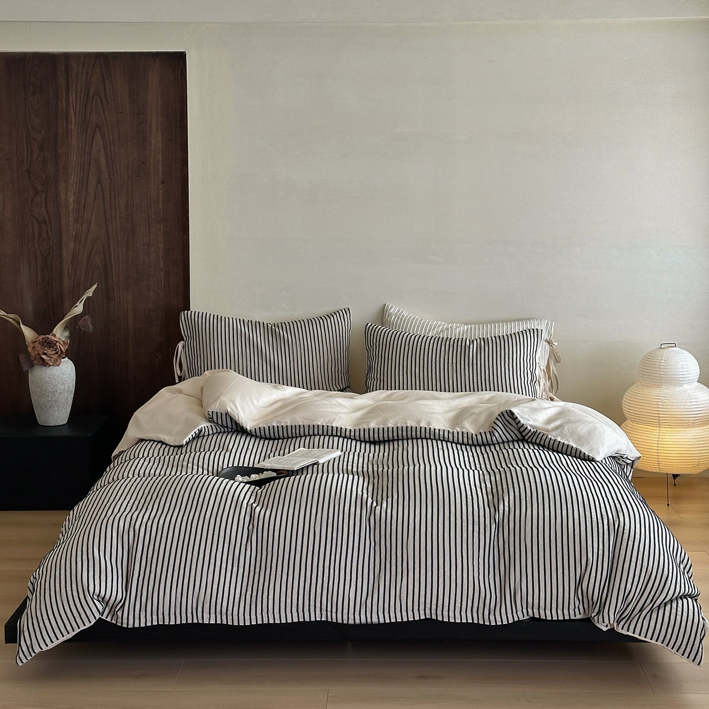 Marina Striped Bedding Set / Beige