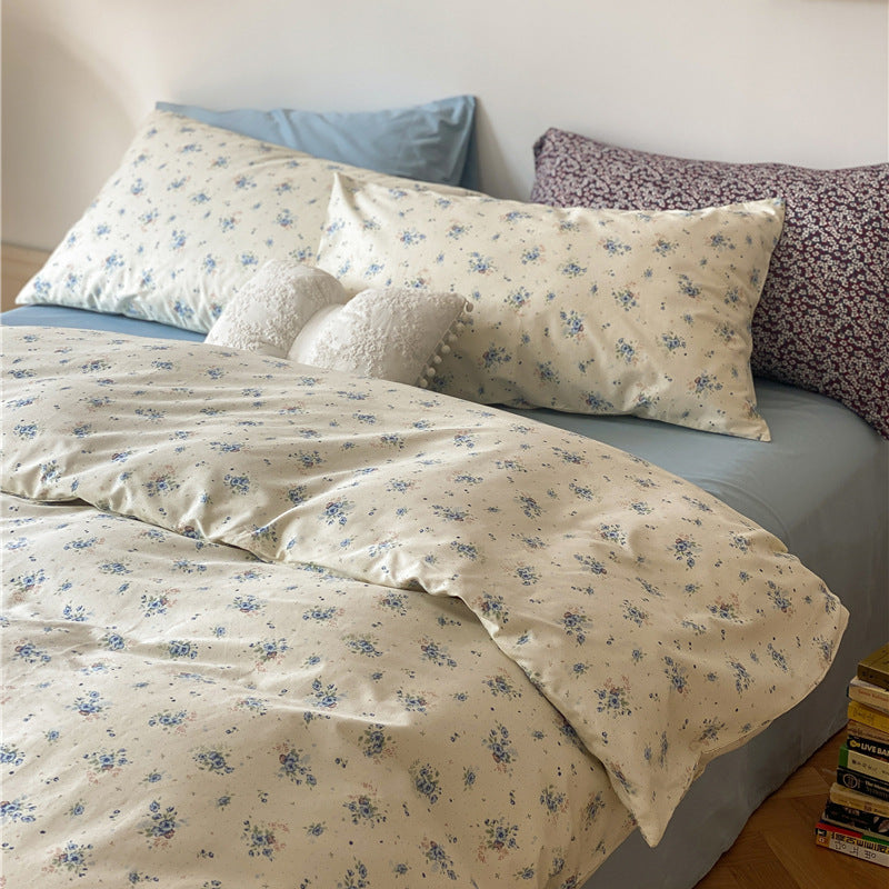 Floral Bedding Set / Blue