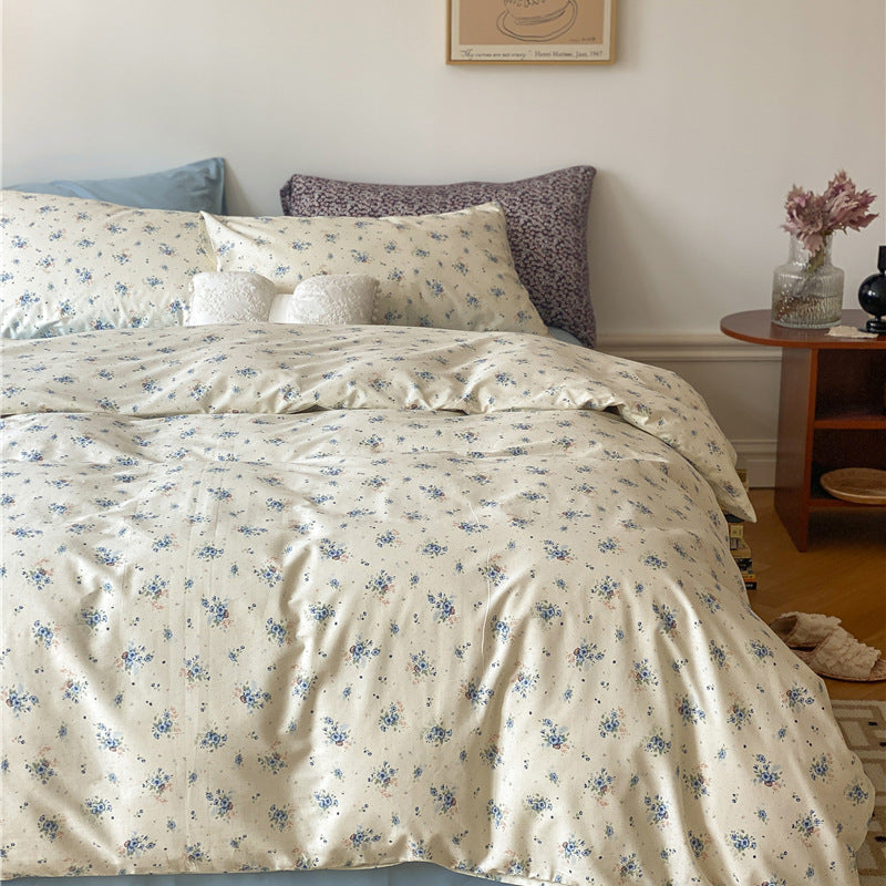 Floral Bedding Set / Blue