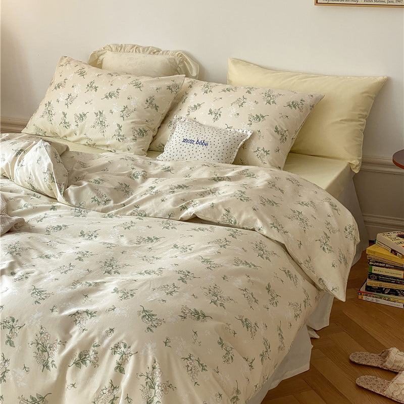 Floral Bedding Set / Blue