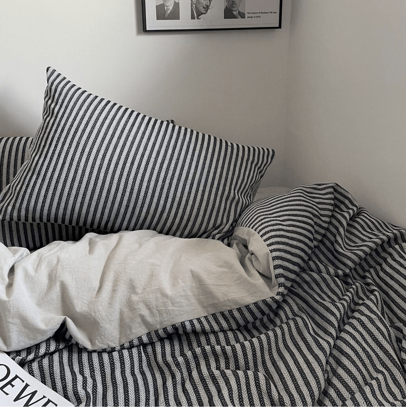 -Ever Lasting - Acacia Jacquard Striped Washed Cotton Bedding Bundle -Bedding Bundle -Ever Lasting