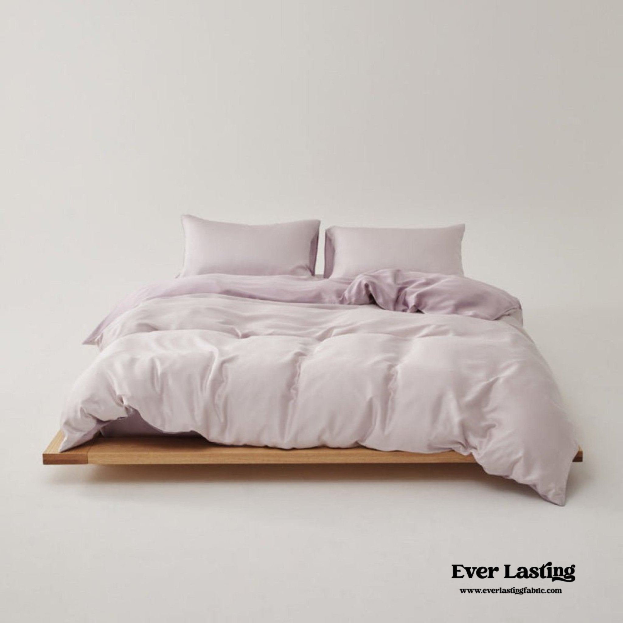 Adeline Pastel Silky Cooling TENCEL™ Bedding Set / Blue - Ever Lasting