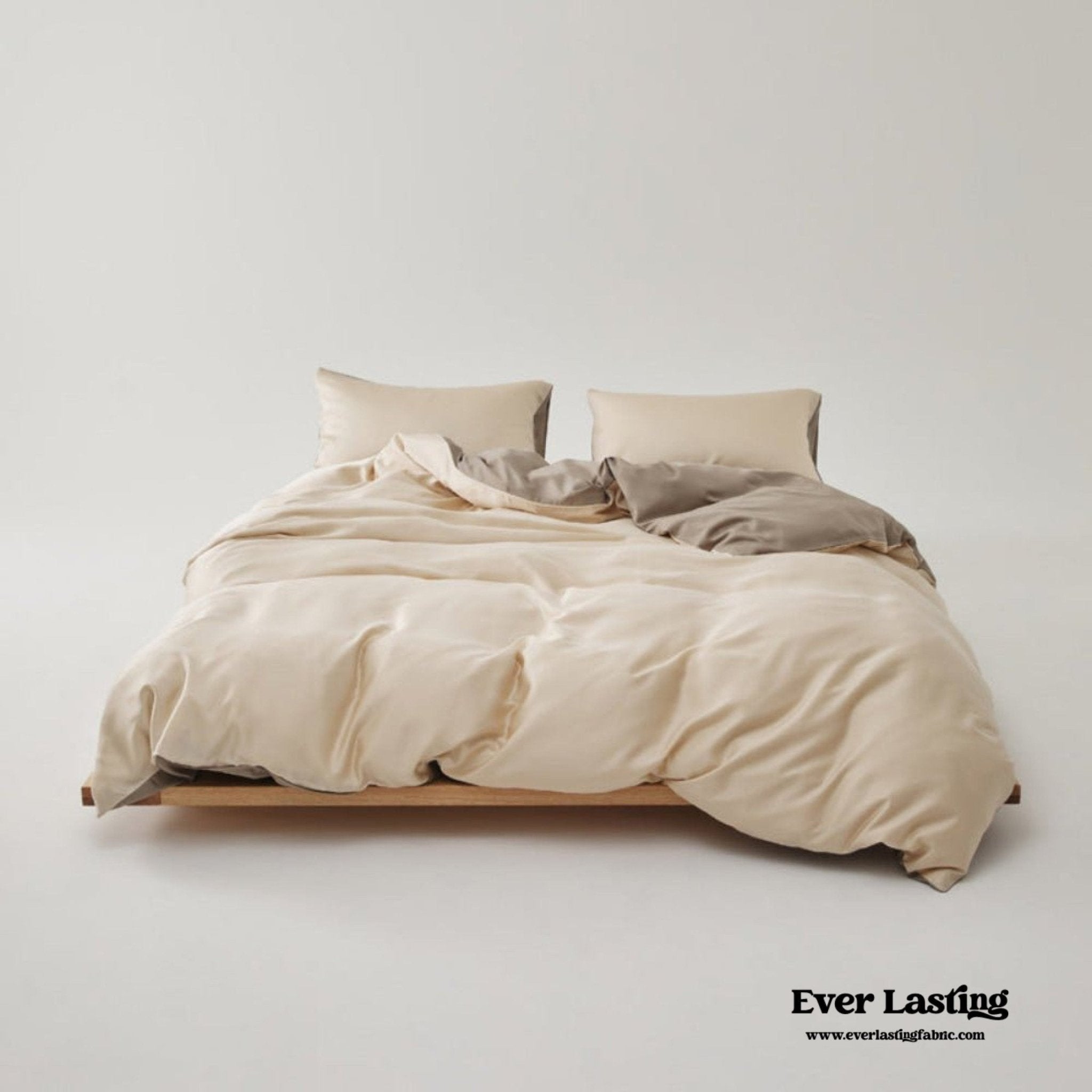 Adeline Pastel Silky Cooling TENCEL™ Bedding Set / Blue - Ever Lasting