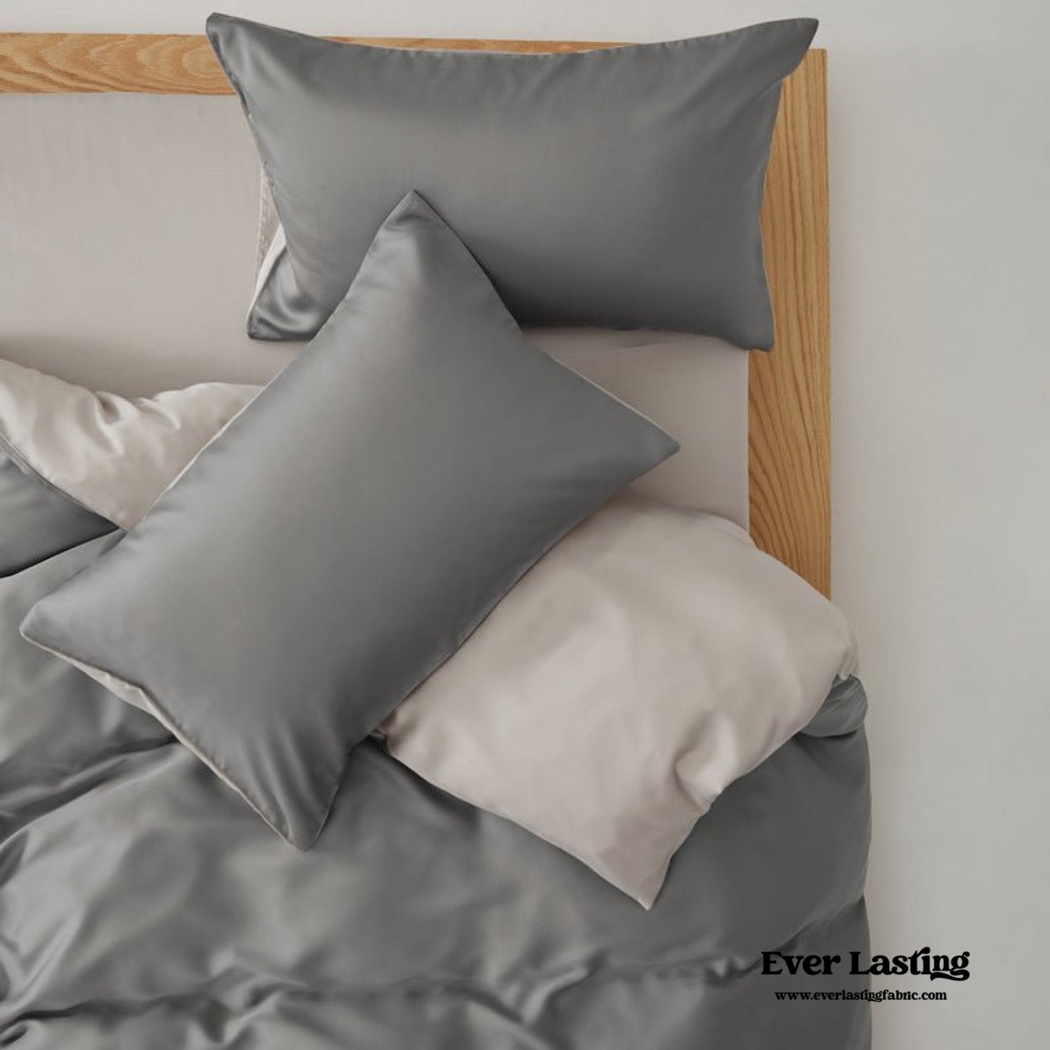 Adeline Pastel Silky Cooling TENCEL™ Bedding Set / Blue - Ever Lasting