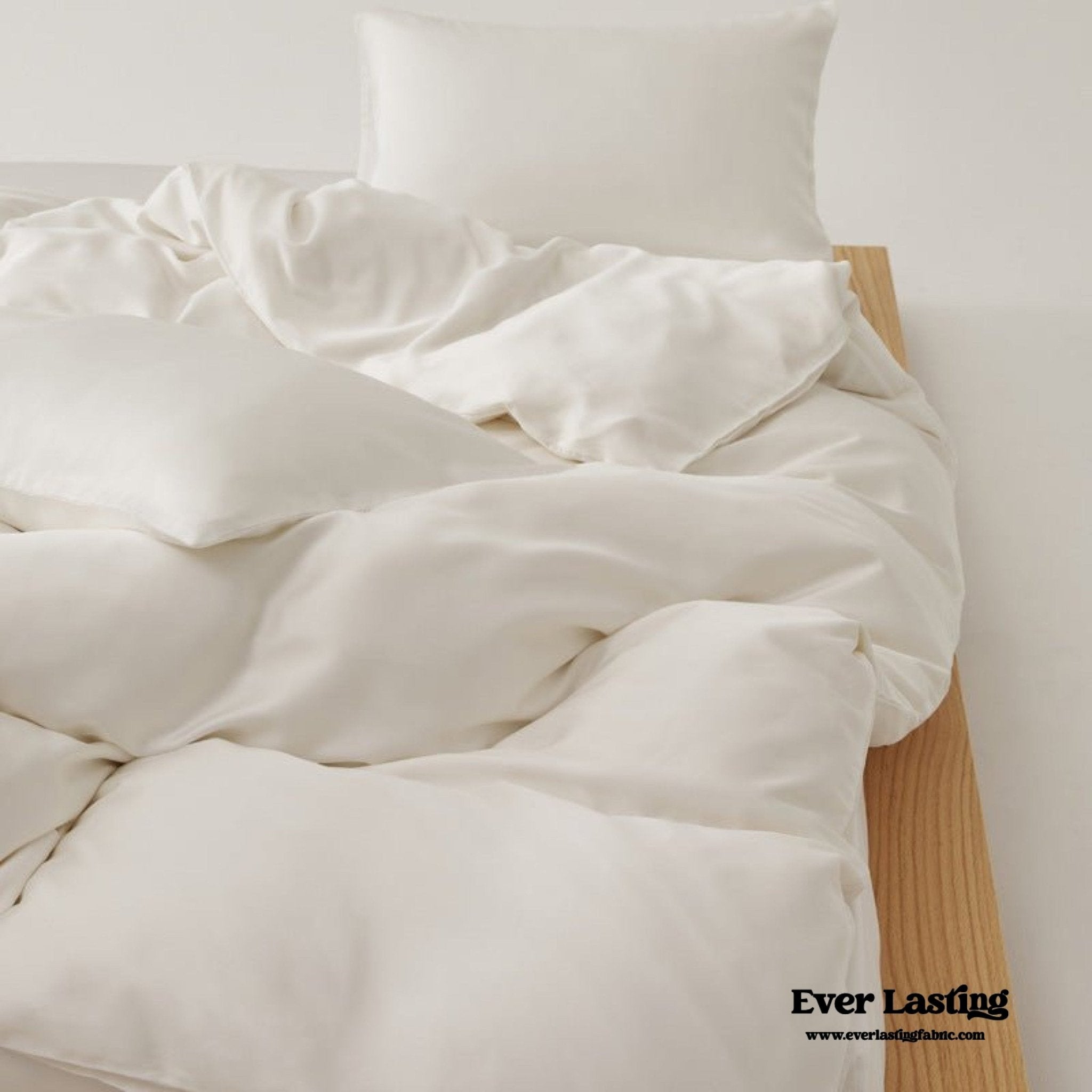 Adeline Pastel Silky Cooling TENCEL™ Bedding Set / Blue - Ever Lasting