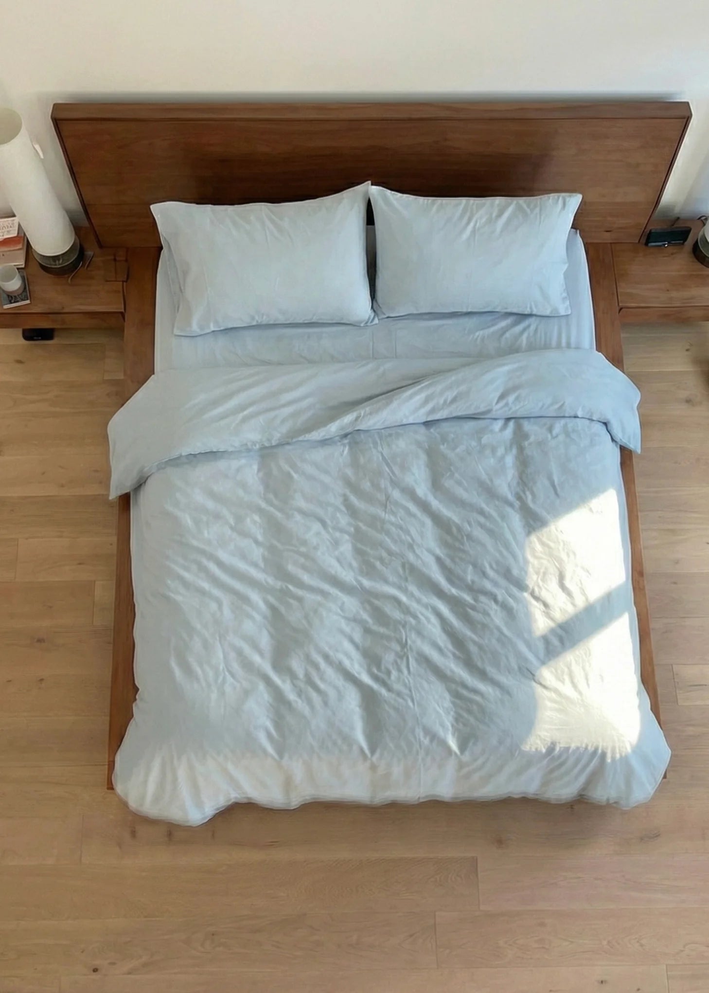 - Ever Lasting - Adeline Pastel Silky Cooling TENCEL™ Bedding Set / Blue - Bedding Set - Ever Lasting