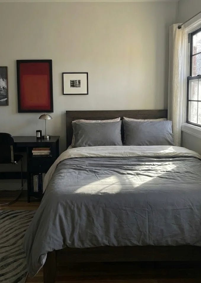 - Ever Lasting - Adeline Pastel Silky Cooling TENCEL™ Bedding Set / Blue - Bedding Set - Ever Lasting