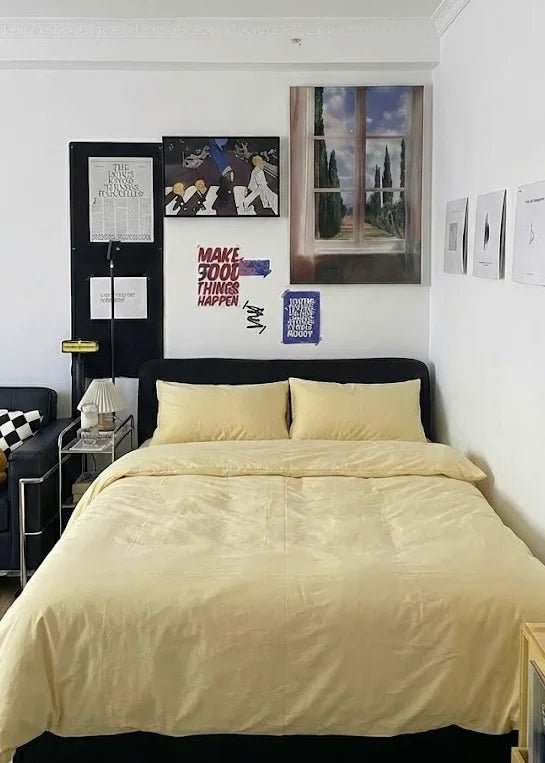 - Ever Lasting - Adeline Pastel Silky Cooling TENCEL™ Bedding Set / Blue - Bedding Set - Ever Lasting