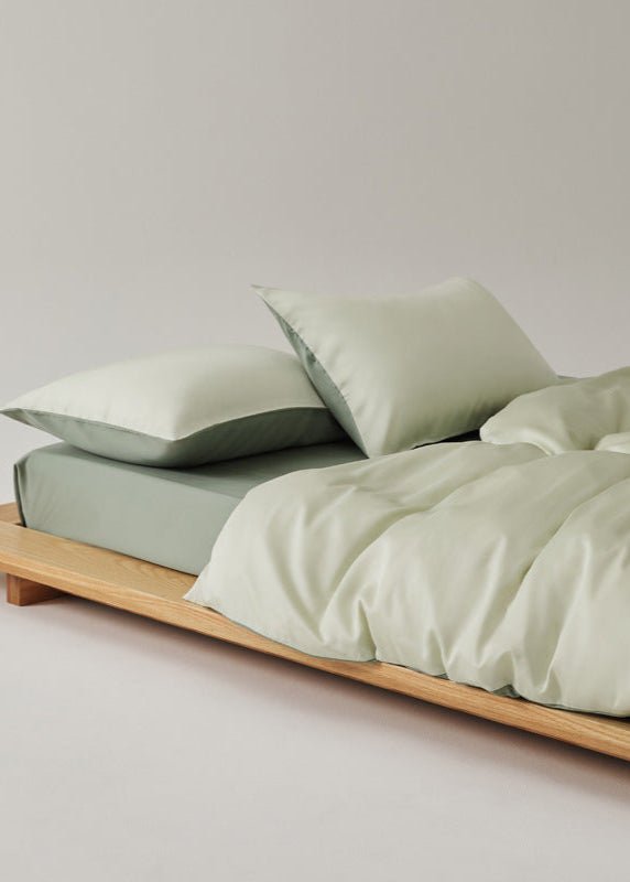 Adeline Pastel Silky Cooling TENCEL™ Bedding Set / Brown - Ever Lasting