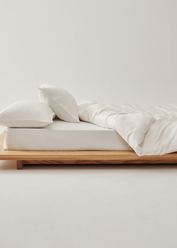 Adeline Pastel Silky Cooling TENCEL™ Bedding Set / Brown - Ever Lasting