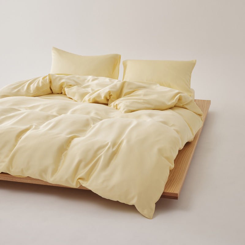 Adeline Pastel Silky Cooling TENCEL™ Bedding Set / Brown - Ever Lasting