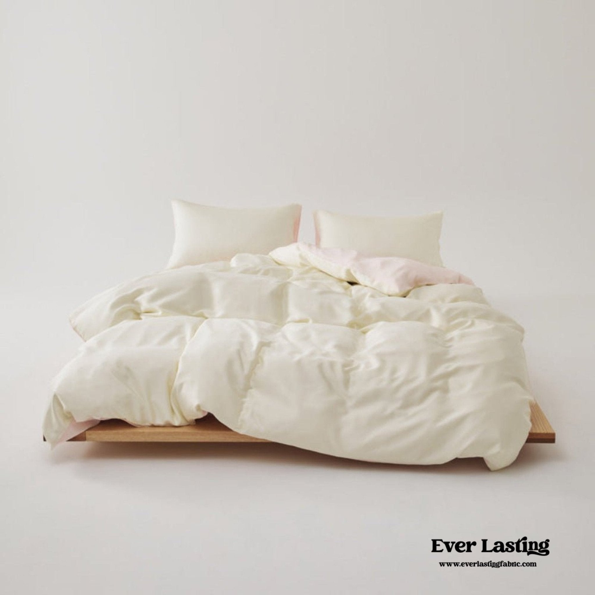 Adeline Pastel Silky Cooling TENCEL™ Bedding Set / Coffee - Ever Lasting