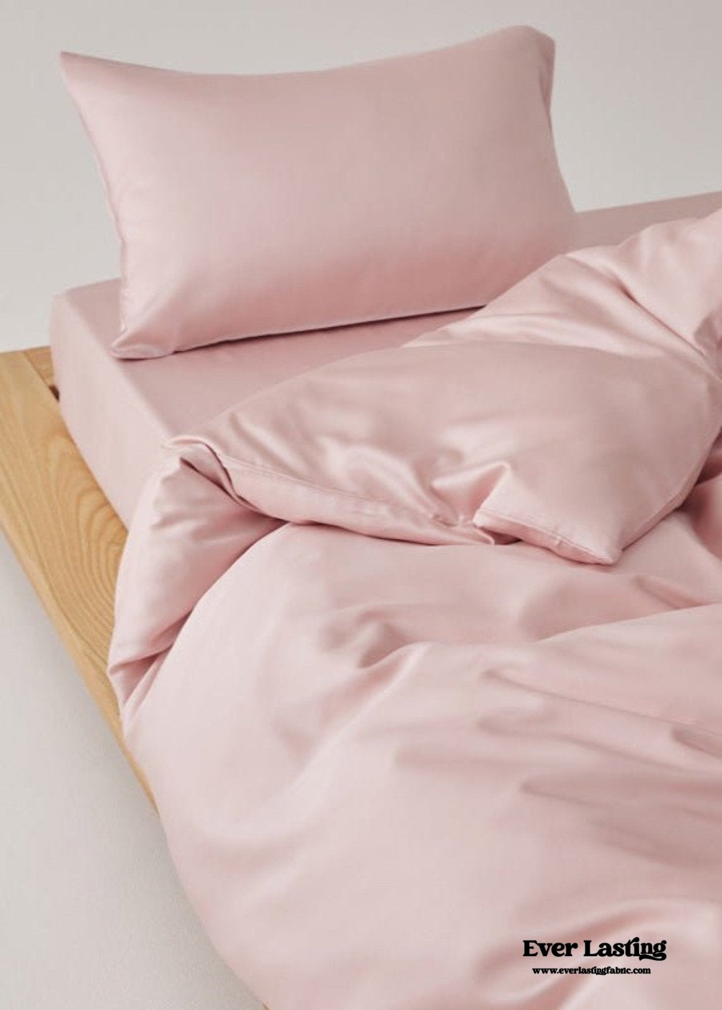 Adeline Pastel Silky Cooling TENCEL™ Bedding Set / Cream - Ever Lasting
