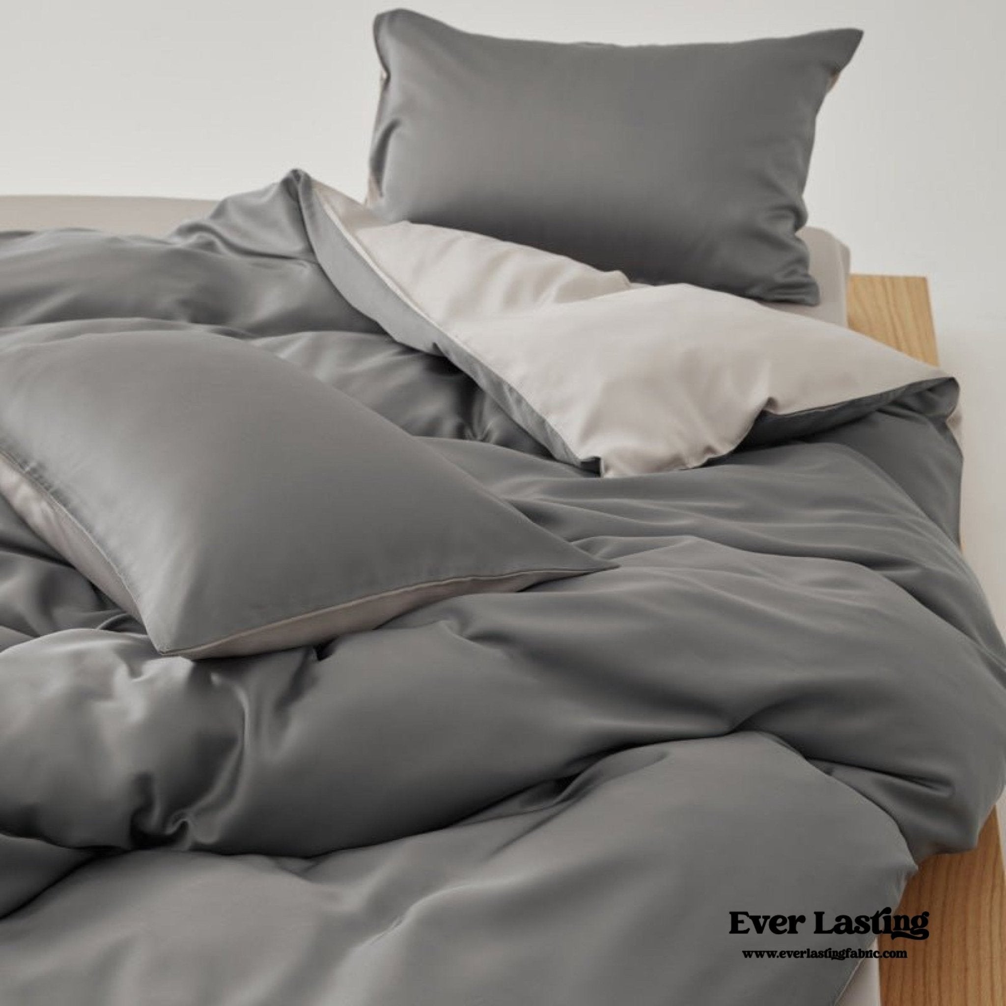 Adeline Pastel Silky Cooling TENCEL™ Bedding Set / Cream - Ever Lasting