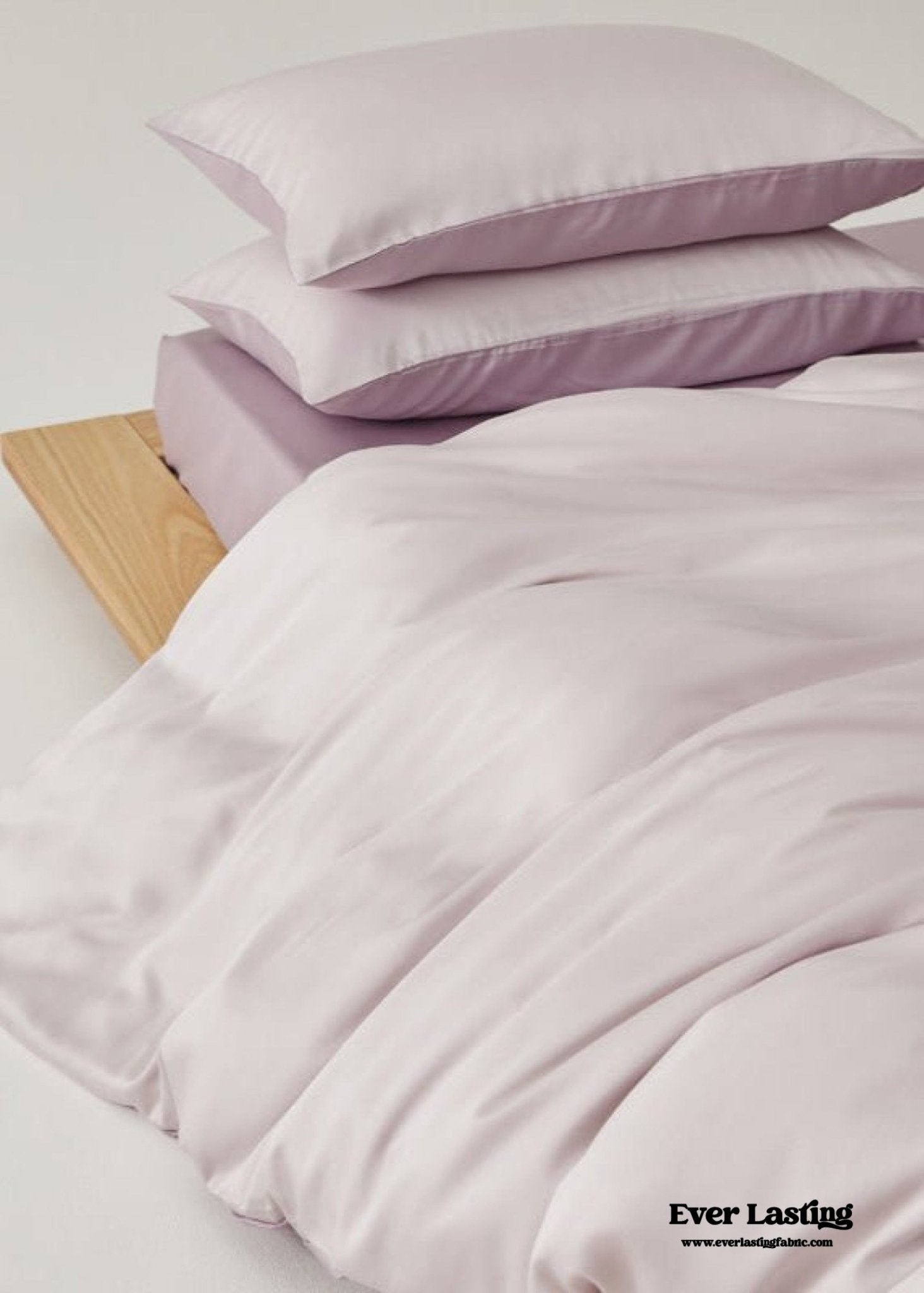 Adeline Pastel Silky Cooling TENCEL™ Bedding Set / Cream - Ever Lasting