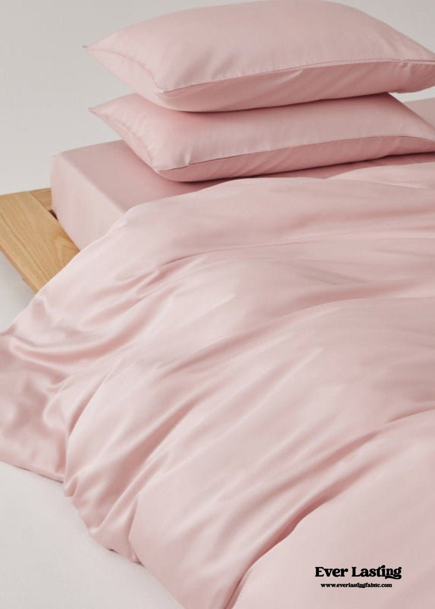 Adeline Pastel Silky Cooling TENCEL™ Bedding Set / Cream - Ever Lasting