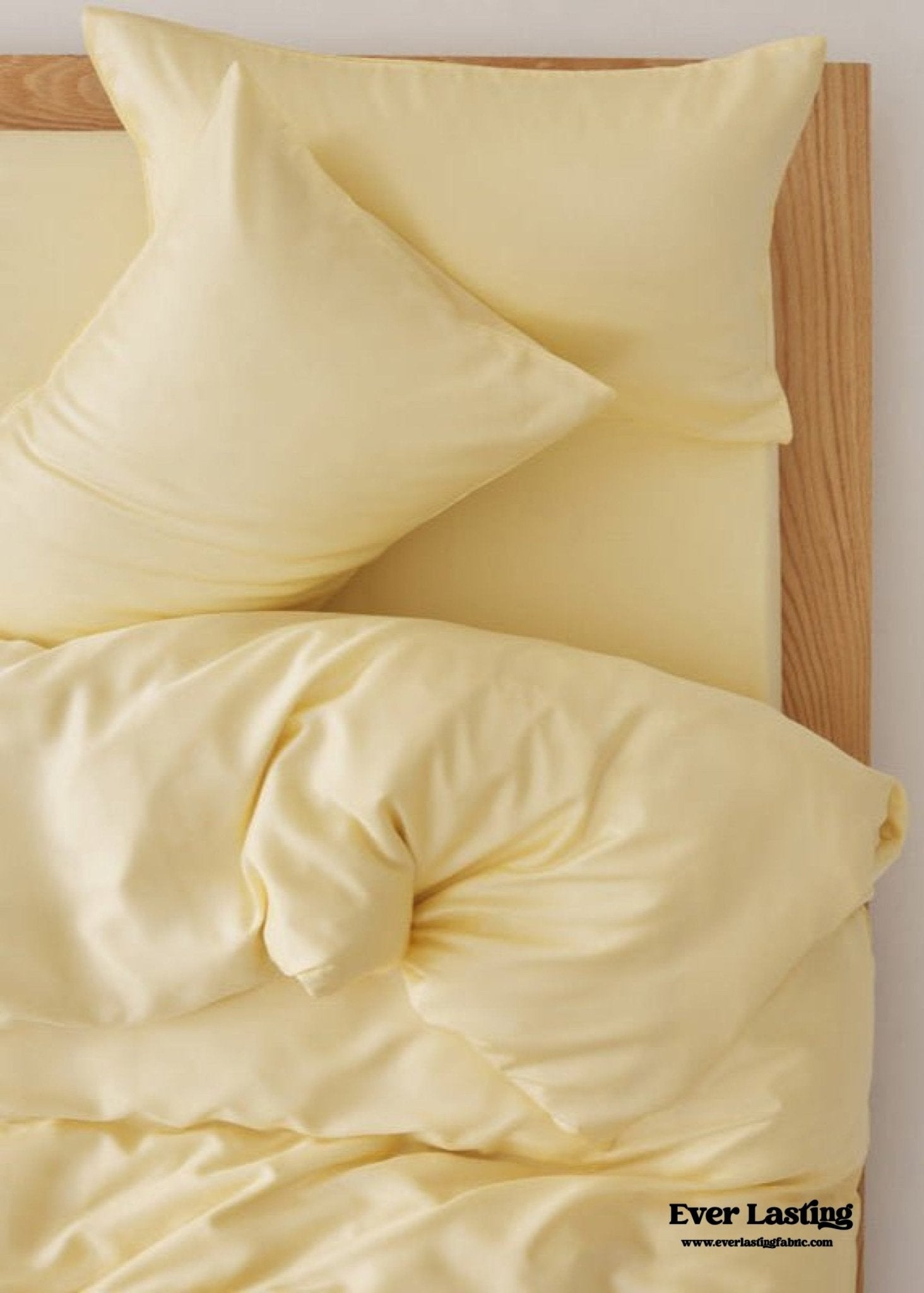Adeline Pastel Silky Cooling TENCEL™ Bedding Set / Cream - Ever Lasting
