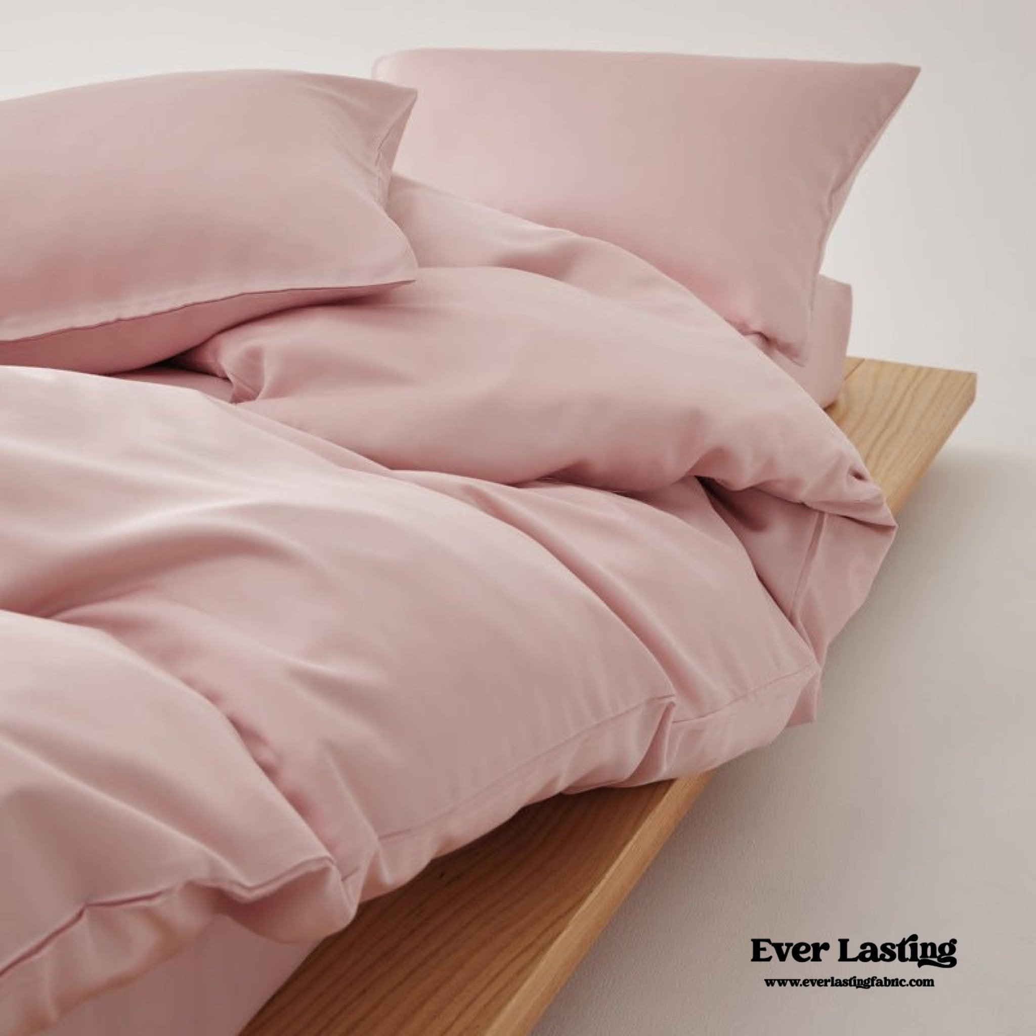 Adeline Pastel Silky Cooling TENCEL™ Bedding Set / Cream - Ever Lasting