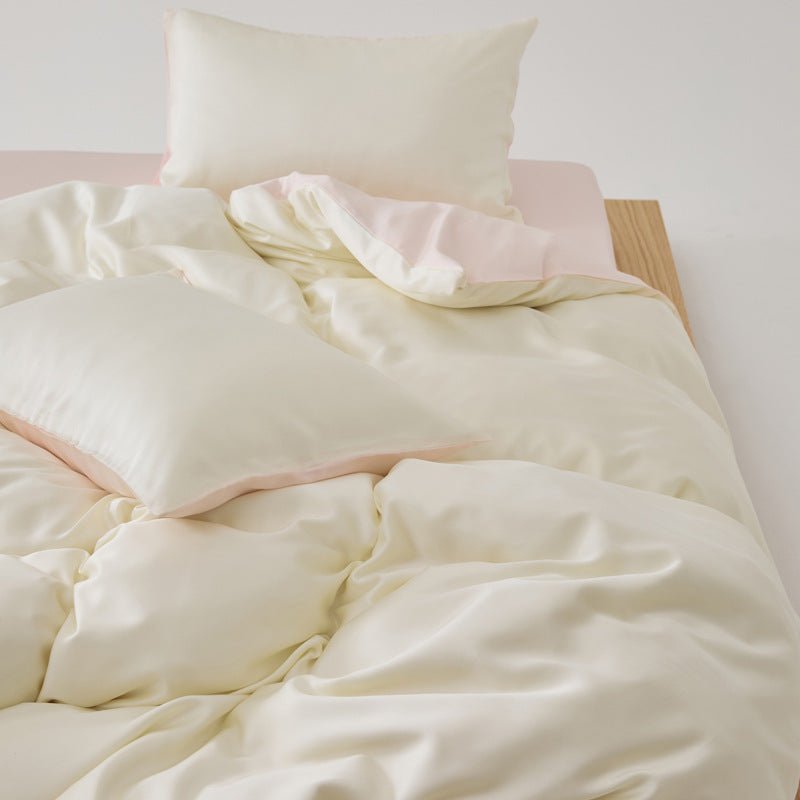 - Ever Lasting - Adeline Pastel Silky Cooling TENCEL™ Bedding Set / Green - Bedding Set - Ever Lasting