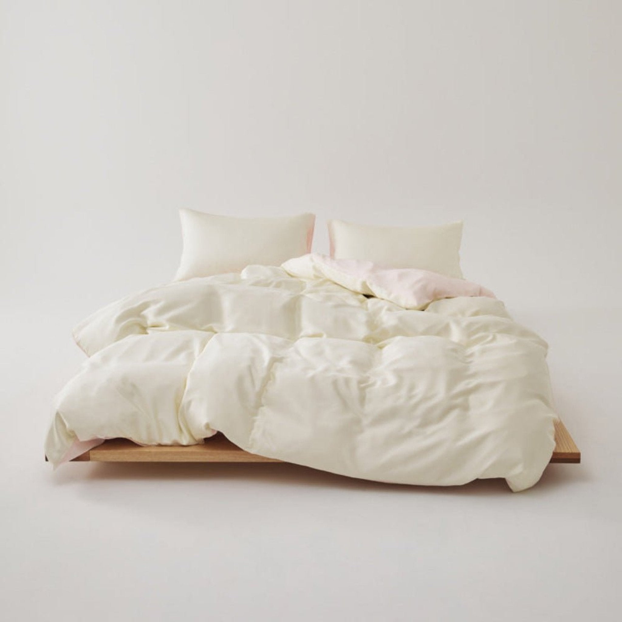 Adeline Pastel Silky TENCEL™ Bedding Set / Yellow - Ever Lasting