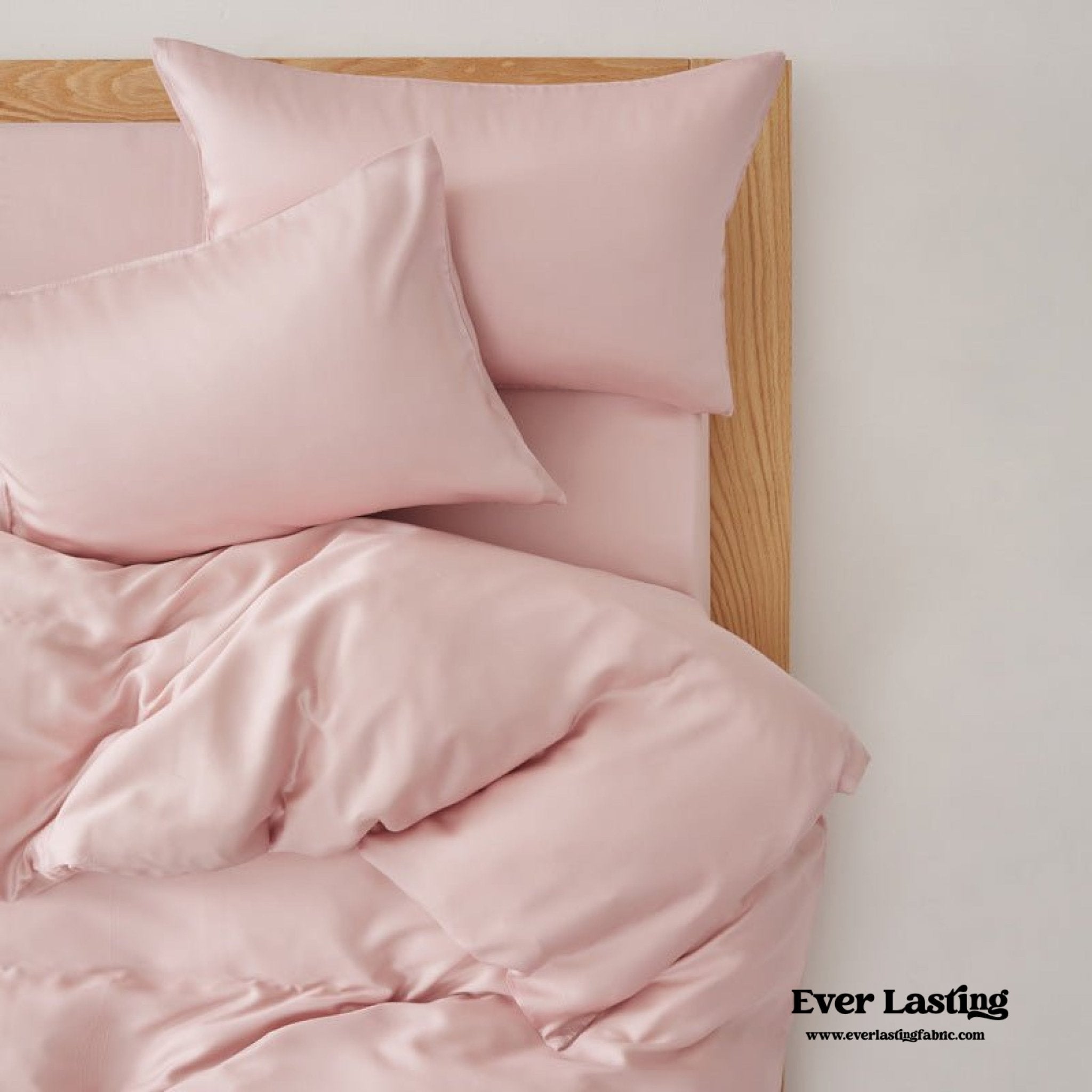 Adeline Pastel Silky TENCEL™ Bedding Set / Yellow - Ever Lasting