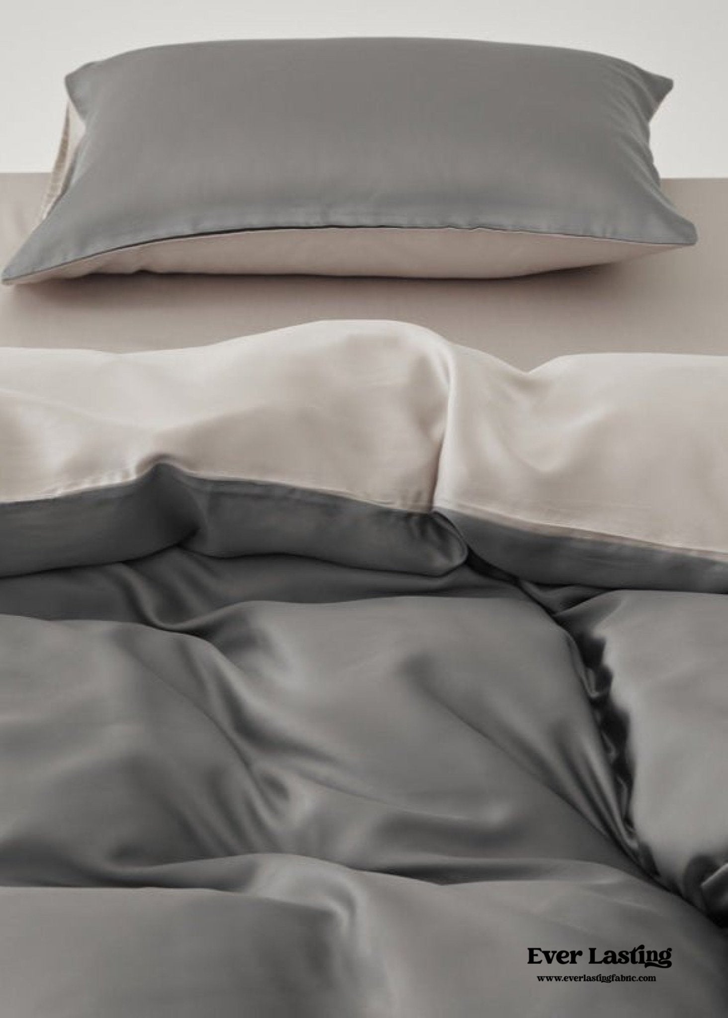 Adeline Pastel Silky TENCEL™ Bedding Set / Yellow - Ever Lasting