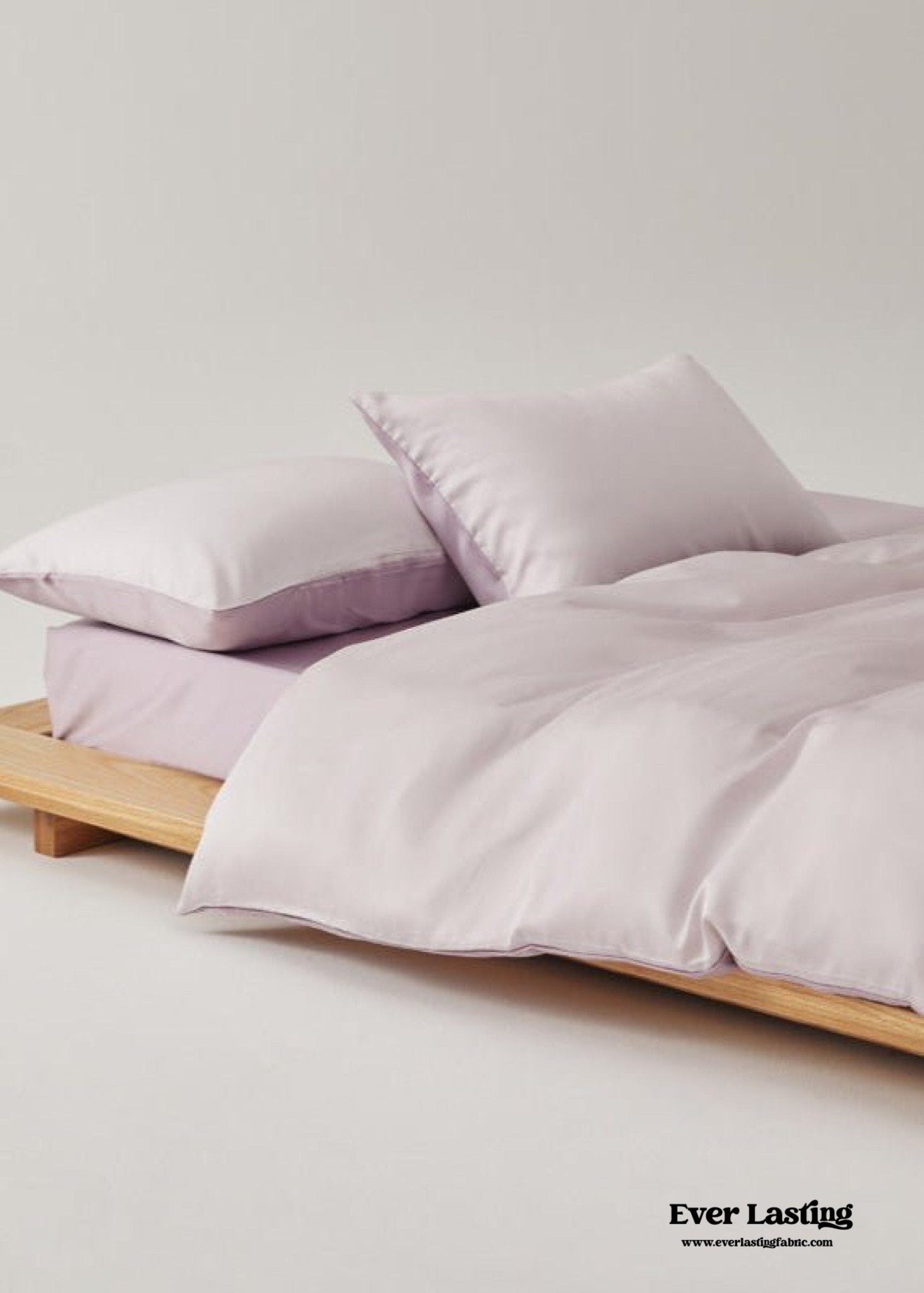 Adeline Pastel Silky TENCEL™ Bedding Set / Yellow - Ever Lasting