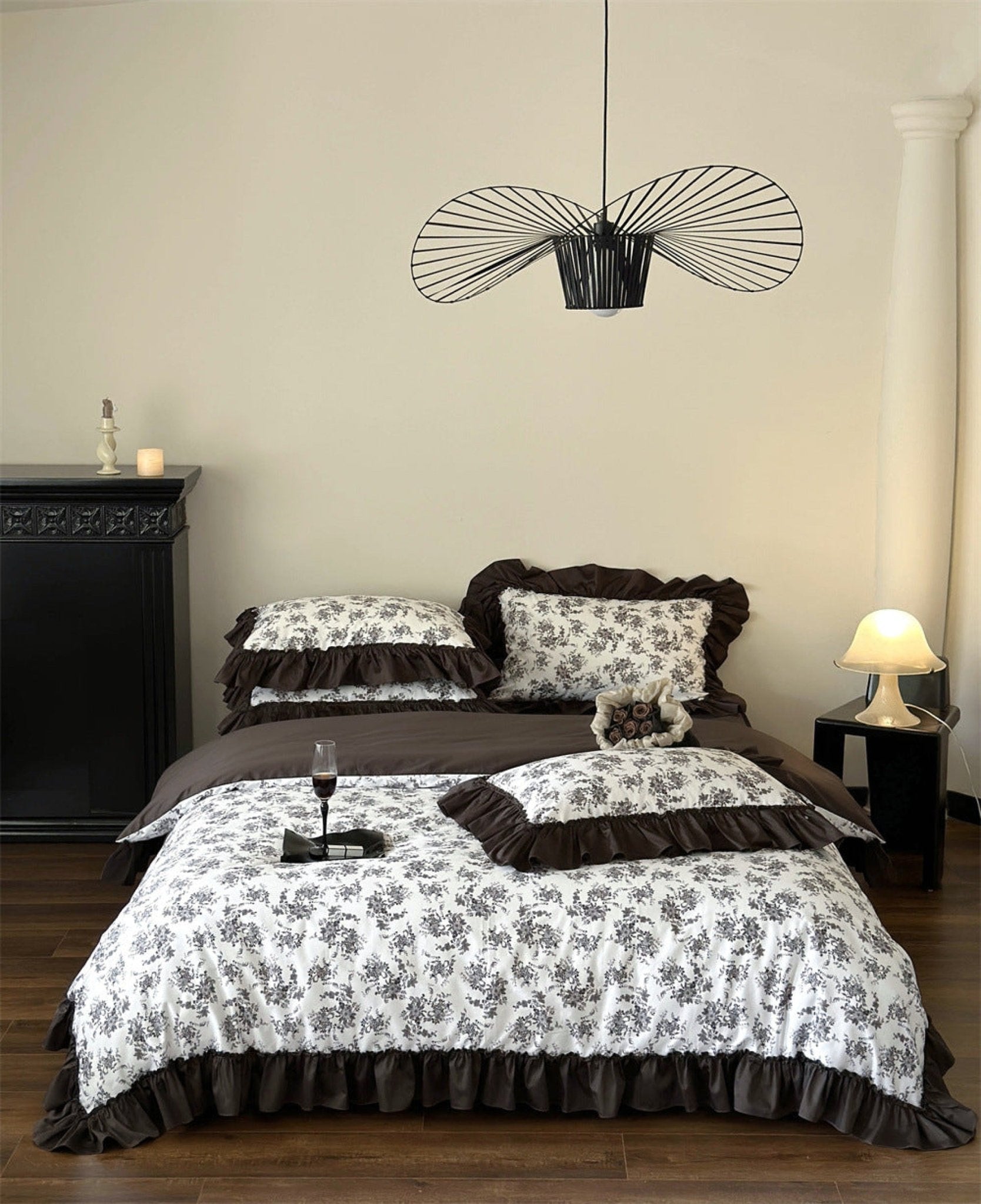 Aimé Romantic Vintage Ruffle Bedding Bundle - Ever Lasting