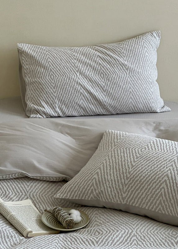 -Ever Lasting - Alder Jacquard Bedding Set / Blue -Bedding Set -Ever Lasting