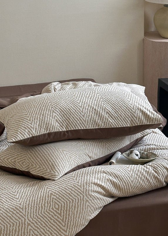 -Ever Lasting - Alder Jacquard Bedding Set / Blue -Bedding Set -Ever Lasting